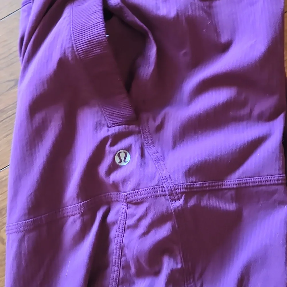lululemon athletica Deep Plum studio Pants
